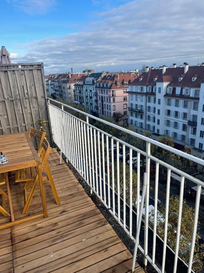 Le Brasilia - Appartement Neuf Pour 4 Personnes Avec Terrasse Straßburg Exterior foto
